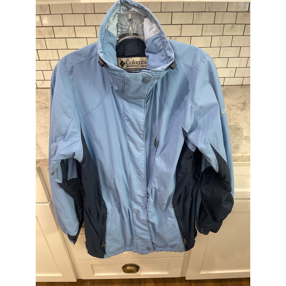 Columbia Jacket Womens S Blue Vertex Core Interchange Full Zip Outdoor Shell
